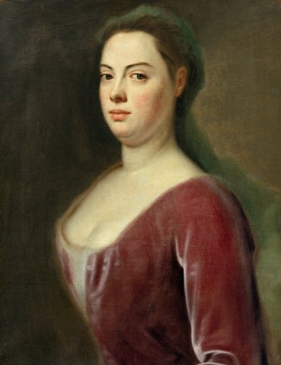 Porträt von Frau Denner von Balthasar Denner